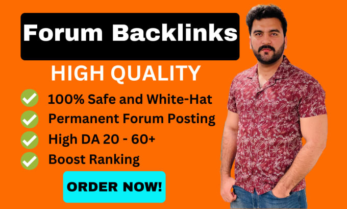 Gig Preview - Do manually forum backlinks with natural forum posting