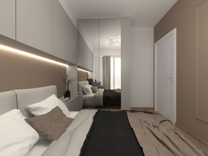 Gig Preview - Interior design with 3d realistic images