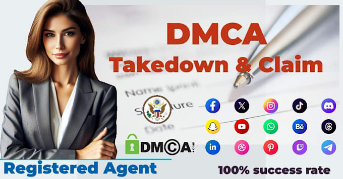 Gig Preview - Process your dmca claims