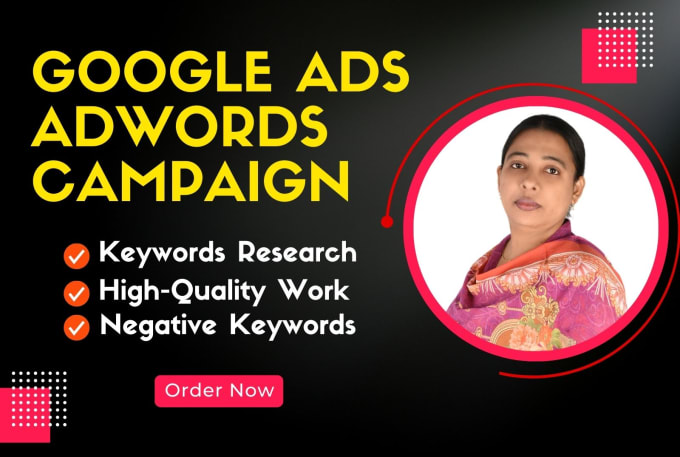 Gig Preview - Set and optimize google adwords ppc search ads shopping performance max campaign