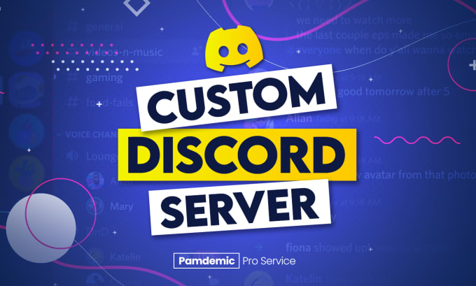 Gig Preview - Setup a perfect discord server with a custom bot