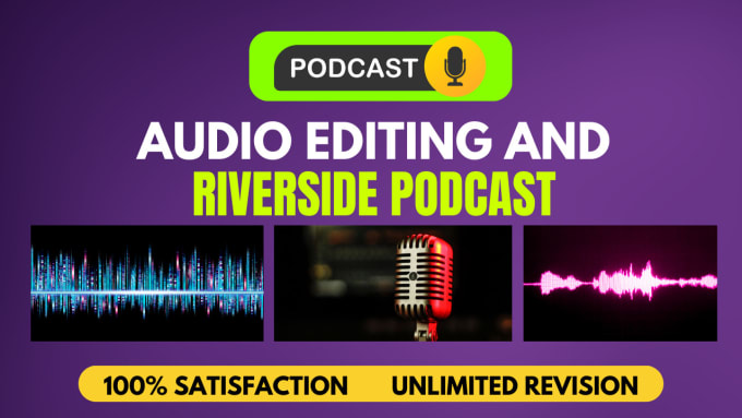 Gig Preview - Do riverside podcast and audio editing