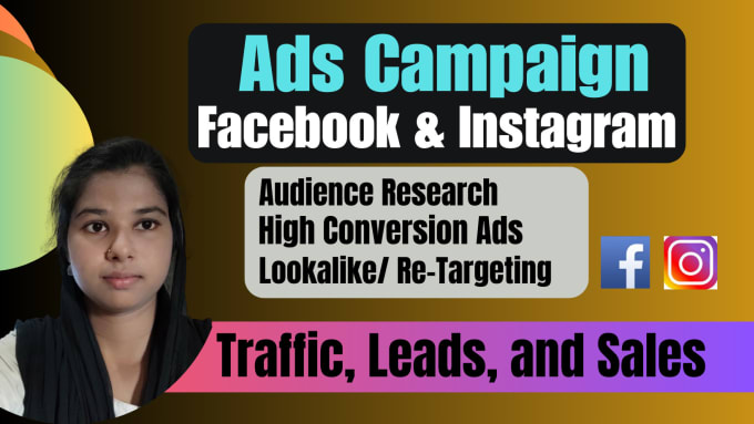 Gig Preview - Setup and optimize facebook and instagram ads campaigns for your business