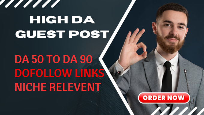 Gig Preview - Do SEO guest post dofollow high quality backlinks on high traffic site