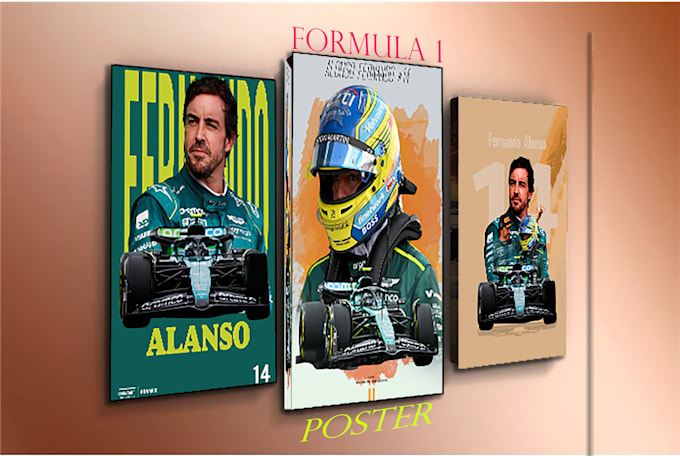 Bestseller - design stunning racing, formula one,sports, and moto show flyers,posters