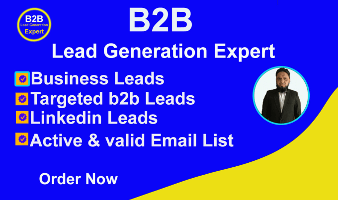 Gig Preview - Do targeted b2b lead generation for any industries