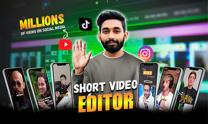 Gig Preview - Do youtube shorts, instagram reels, tiktok video editor