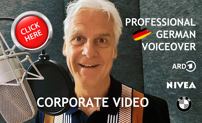 Gig Preview - Do a german male voice over for corporate videos