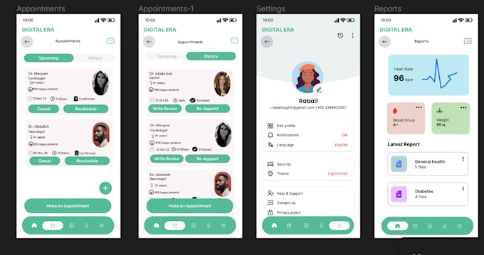 Gig Preview - Do UI UX figma mobile designing