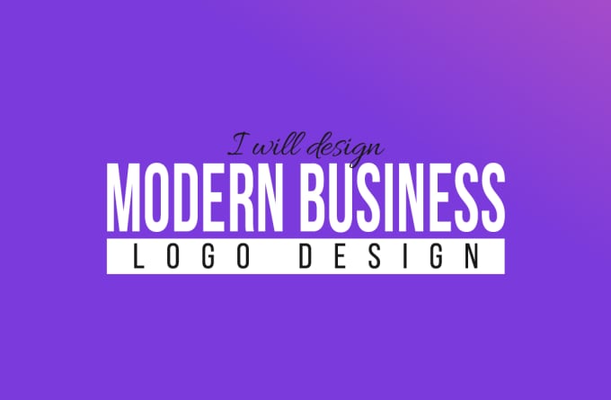 Gig Preview - Modern business logo design for unique elegant business