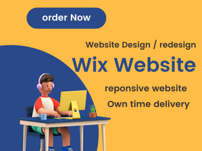 Gig Preview - Make wix website design wix website redesign wix ecommerce landing page blog