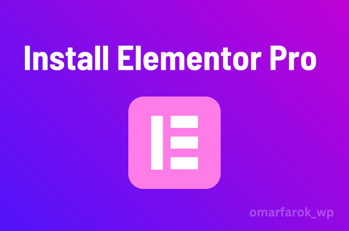 Gig Preview - Install elementor pro with license on your website