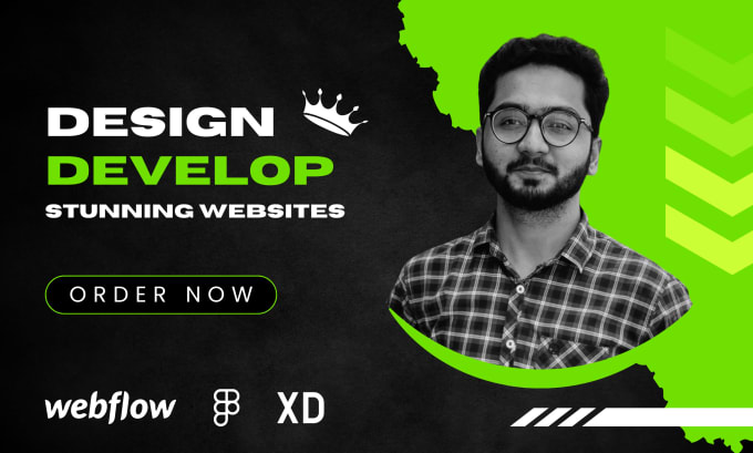 Gig Preview - Design or redesign your website with webflow