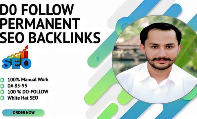 Gig Preview - Build high quality backlinks in SEO steps