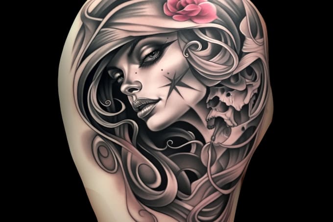 Bestseller - design original unique custom tattoo design