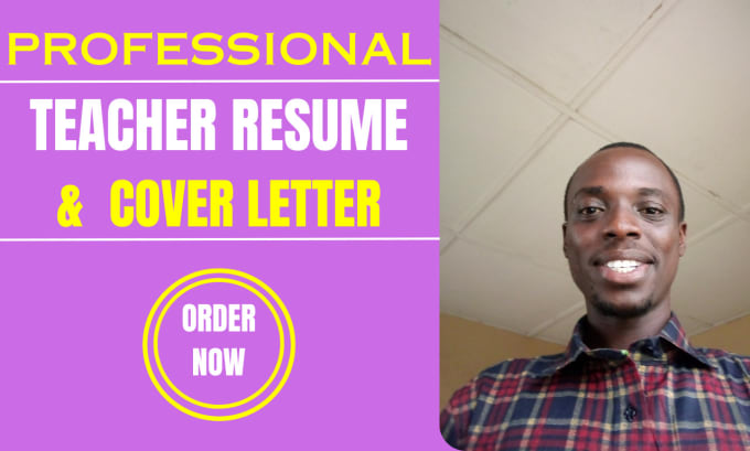 Gig Preview - Write and edit your teacher resume, cover letter