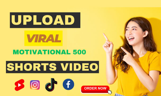 Gig Preview - Upload motivational 500 viral short video