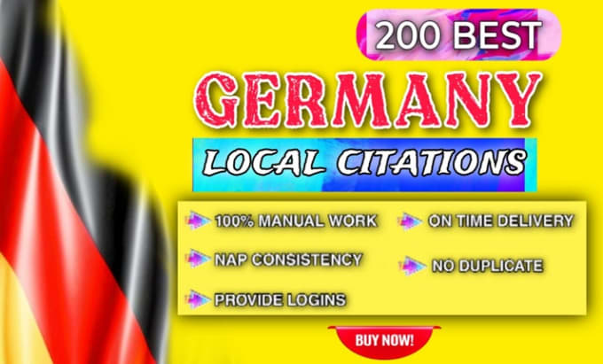 Gig Preview - Do 200 germany local citations and business directories