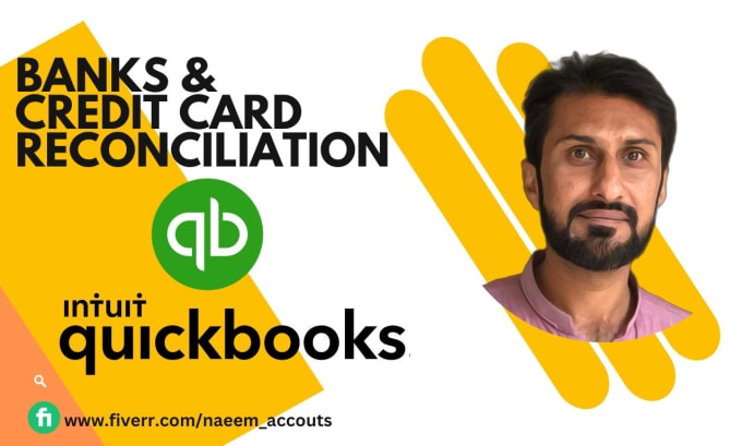 Gig Preview - Do bank and credit card reconciliation in quickbooks online