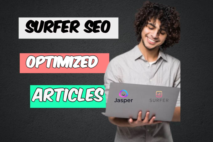 Gig Preview - Write surfer SEO optimized articles with jasper ai