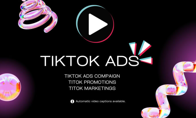 Gig Preview - Do tiktok promotions, tiktok marketing and ads