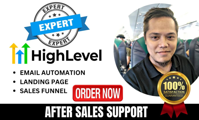 Gig Preview - Gohighlevel sales funnel, email automation