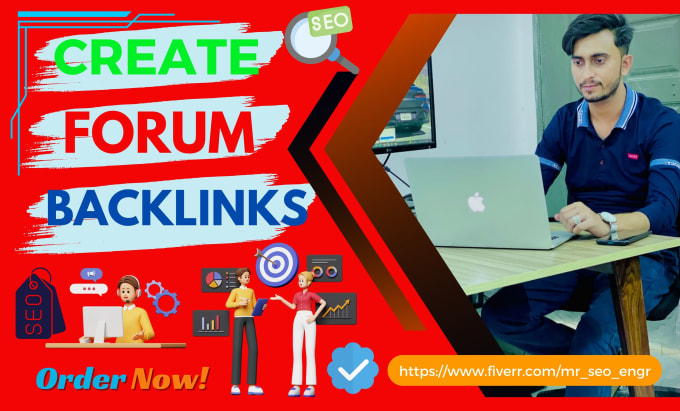 Gig Preview - Create forum backlinks,authority,dofollow,profile, guest post, seo link building