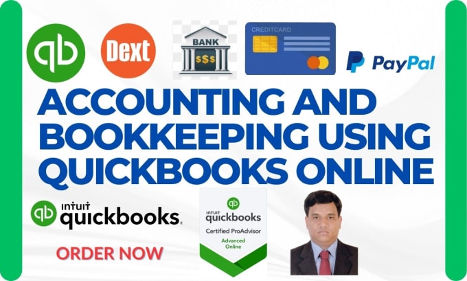 Gig Preview - Do bookkeeping clean up bank reconciliation in quickbooks online, xero