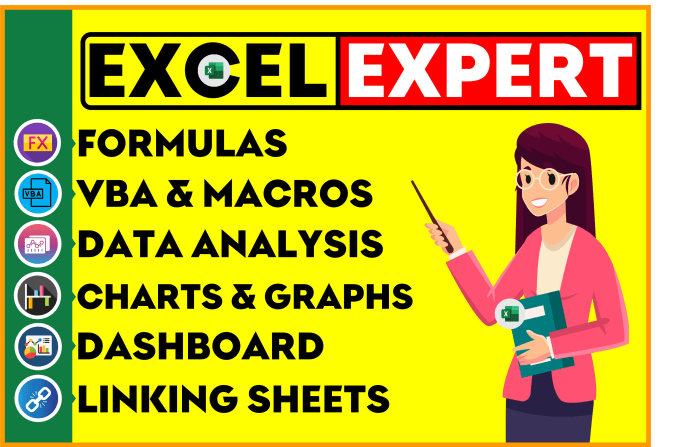 Gig Preview - Be your microsoft excel expert and consultant