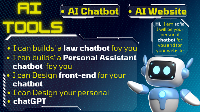 Gig Preview - Develop an  ai legal chatbot tailored to meet your specific needs