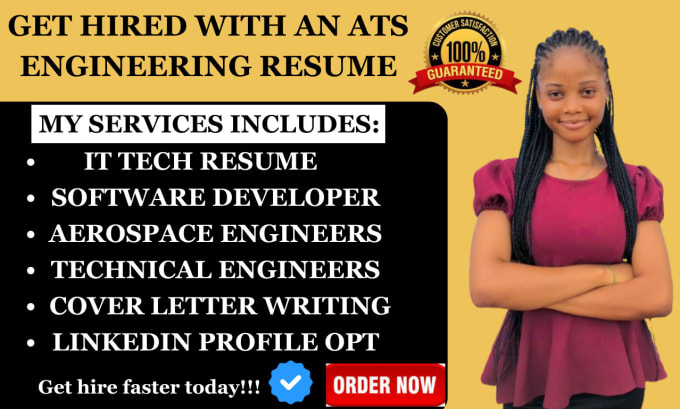 Gig Preview - Create, rewrite engineering resume,tech, software,devops, cover letter, linkedin