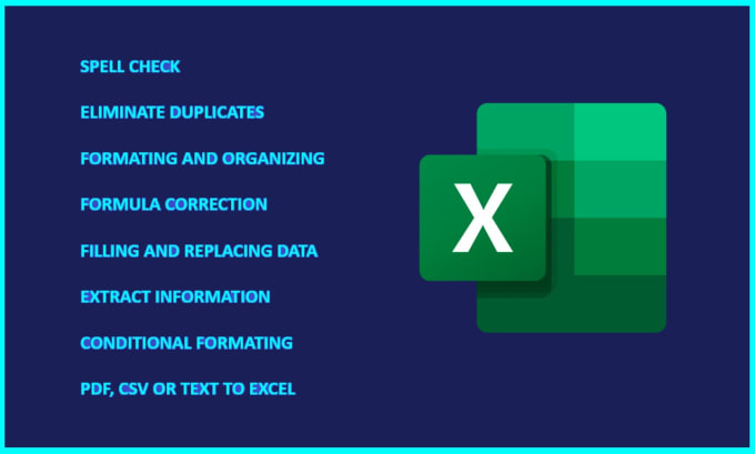 Gig Preview - Turn your messy spreadsheet into clear readable and error free data