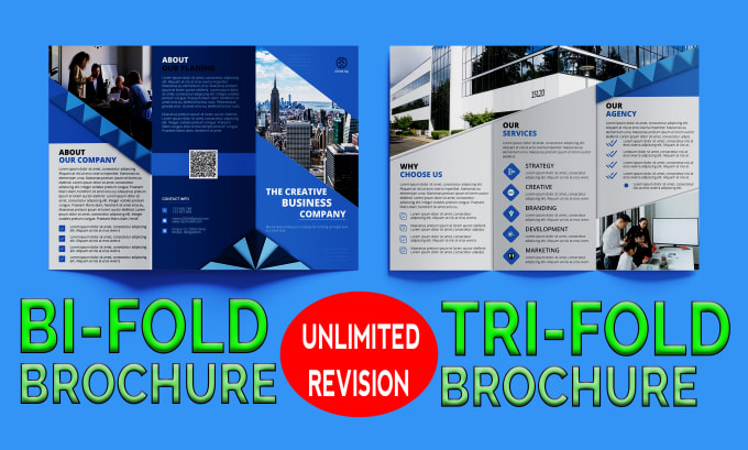 Gig Preview - Design bifold and trifold professional business brochure