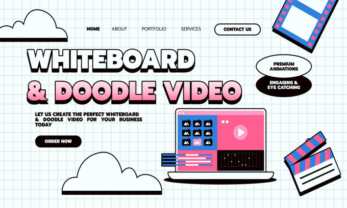 Gig Preview - Create professional whiteboard and doodle video for your business