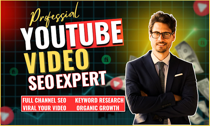 Gig Preview - Do youtube channel SEO and video optimization for top ranking on search result