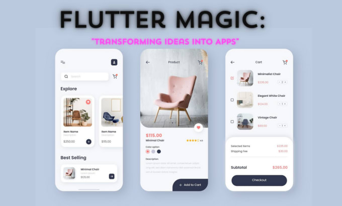 Gig Preview - Expert flutter developer for cross platform mobile apps