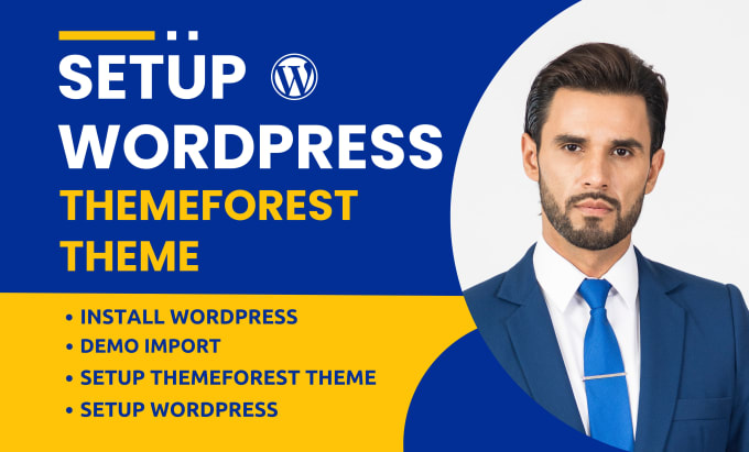 Gig Preview - Setup wordpress, themeforest wordpress theme installation and demo import