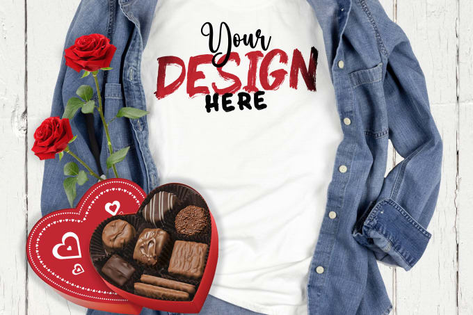 Gig Preview - Create realistic HD lays tshirt mockups for any website