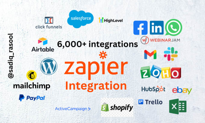 Gig Preview - Automate your business using zapier or zap integration