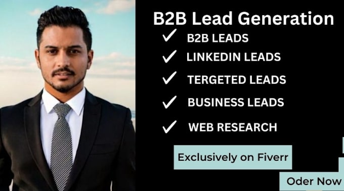 Gig Preview - Provide targeted b2b lead generation for any diligence