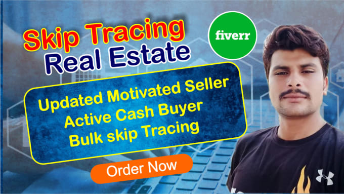 Gig Preview - Provide updated real estate motivated sellers leads with skip tracing