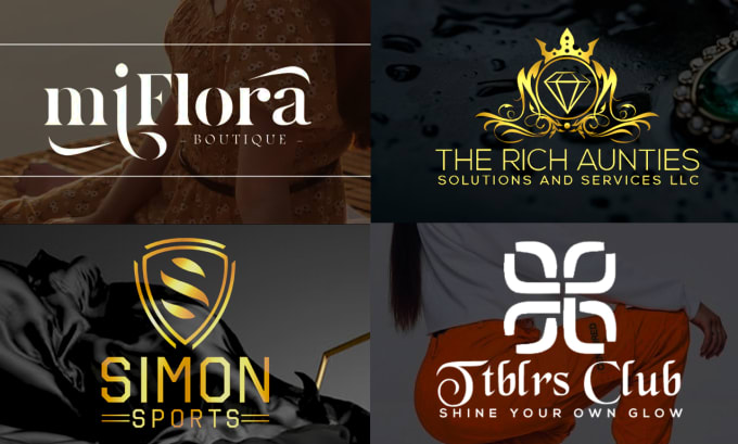 Gig Preview - Clothing, boutique, fashion, jewelry, botanical, cosmetic, spa, text logo design