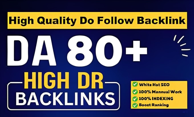 Gig Preview - Do monthly off page SEO service with high quality backlinks