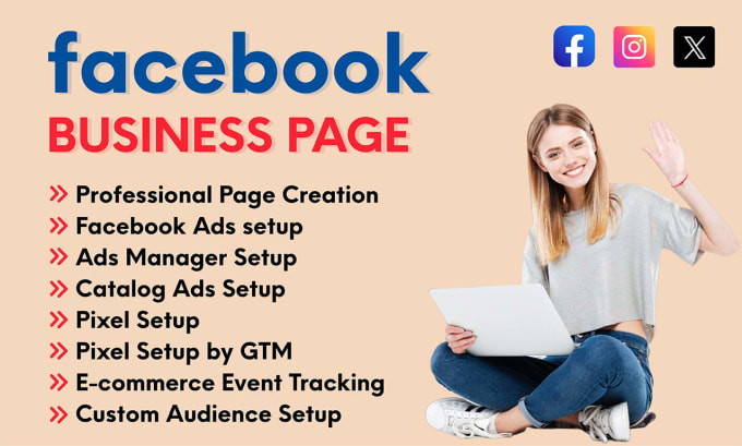 Gig Preview - Create or optimize facebook or instagram business page