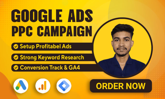 Gig Preview - Setup and manage your google ads adwords PPC campaigns