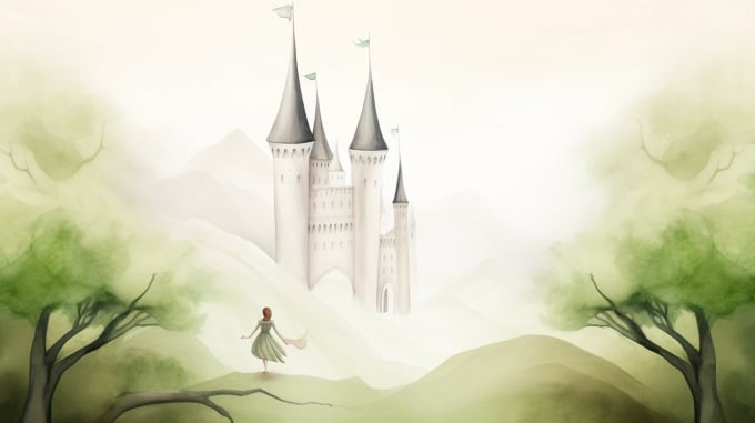 Gig Preview - Create watercolor illustrations for children book using photoshop and midjourney