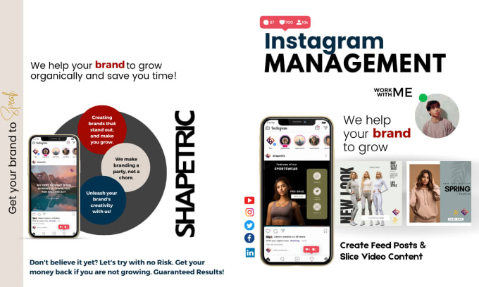 Gig Preview - Be your instagram marketing manager and content creator for your brand