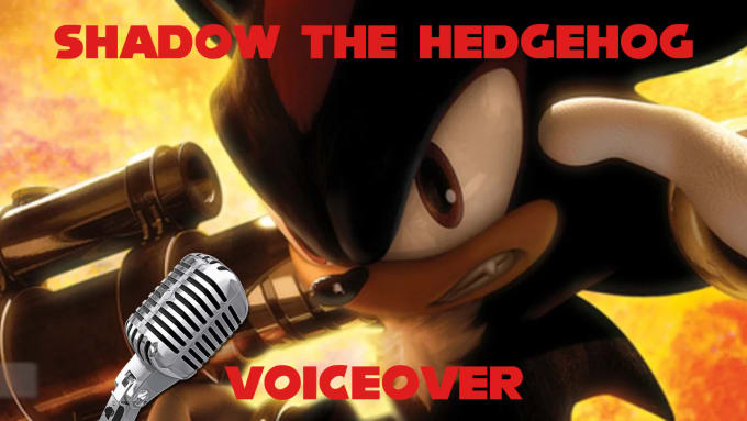 Gig Preview - Voice your message as shadow the hedgehog