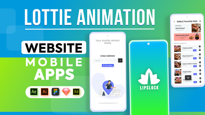 Gig Preview - Craft stunning lottie animation or animated GIF for website or app