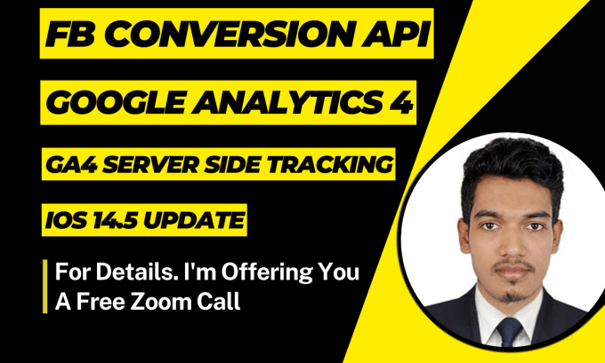 Gig Preview - Fix or setup facebook conversion API google analytics 4 server side tracking